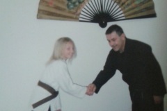 Sensei Sarah Hueving and Sensei Lynn Dafoe