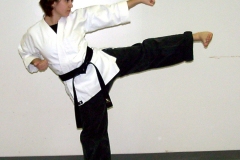 Sensei Tiffany Dafoe, Side Kick Demonstration